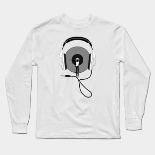 Vinyl Afro black and white Long Sleeve T-Shirt